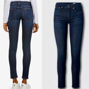 RAG & BONE Ankle Dark Blue Skinny Jeans #B